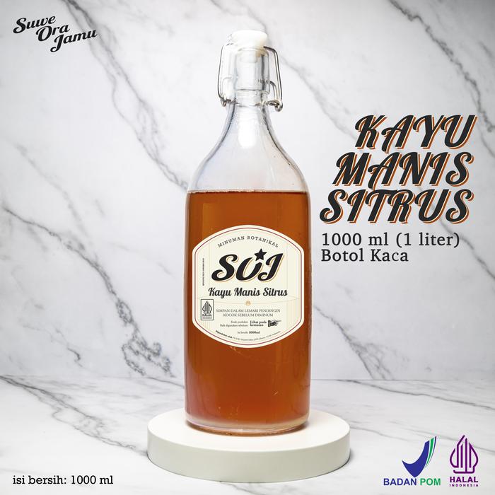 Gambar Kayu Manis Sitrus - Suwe Ora Jamu (1000 ml) - Botol Kaca dari Suwe Ora Jamu Kota Administrasi Jakarta Selatan 5 Tokopedia