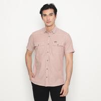 Gambar FR James Kemeja Basic Oxford Double Pocket Lengan Pendek Pria - Light Olive, XXL dari FR James Official Store Kab. Pekalongan 2 Tokopedia