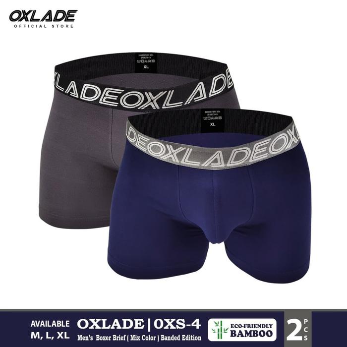 Gambar Celana Dalam Boxer Pria Bamboo Luxury |isi 2pcs OXLADE "Scorer" OXS-4 - M dari Wyvern Underwear Kab. Tangerang Tokopedia