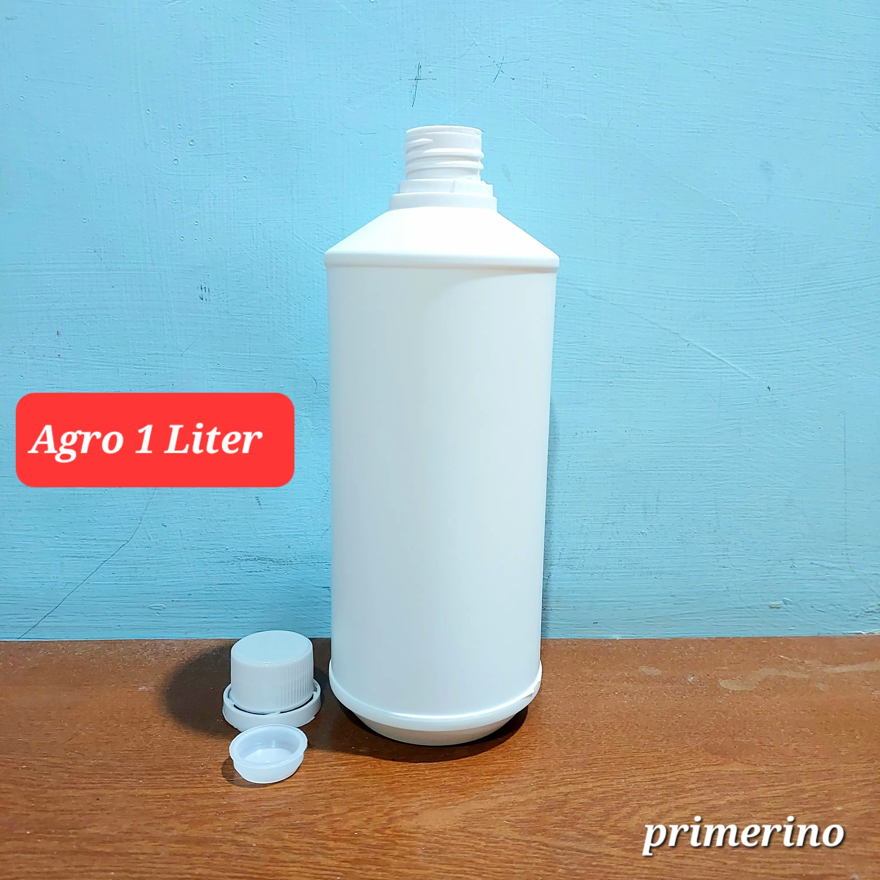 Botol Plastik 1 Liter / Botol Agro Labor HDPE / Botol Pupuk Kimia 1L