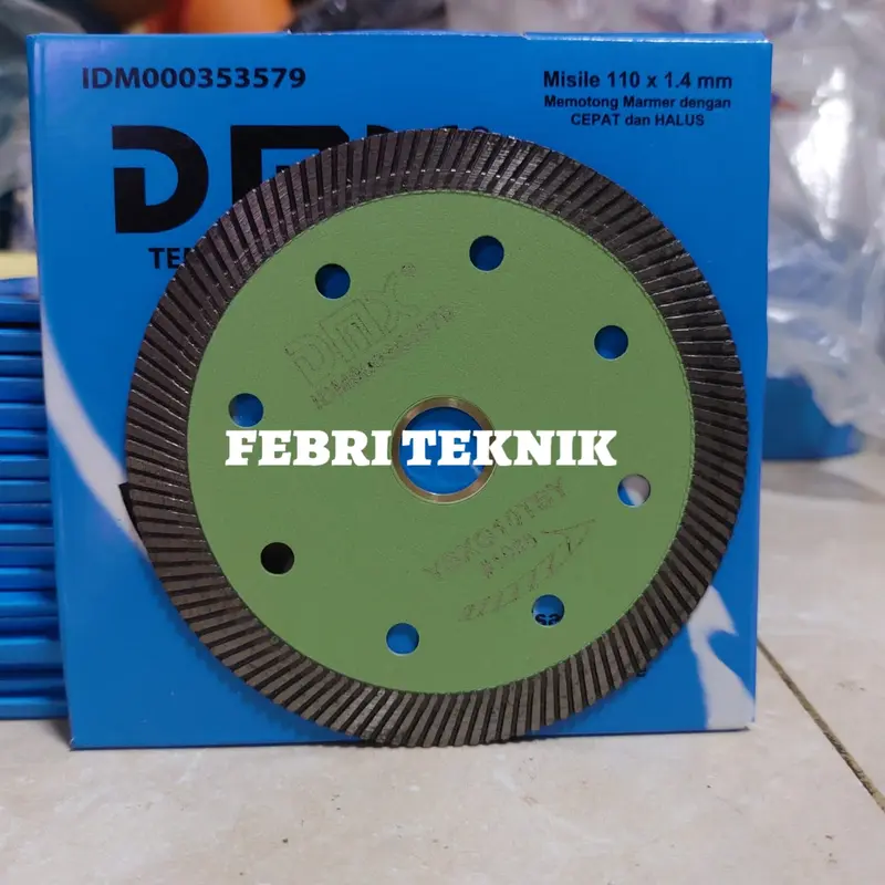 (FB) mata Gerinda potong 4 inch DMX pisau potong granit diamond turbo 0
