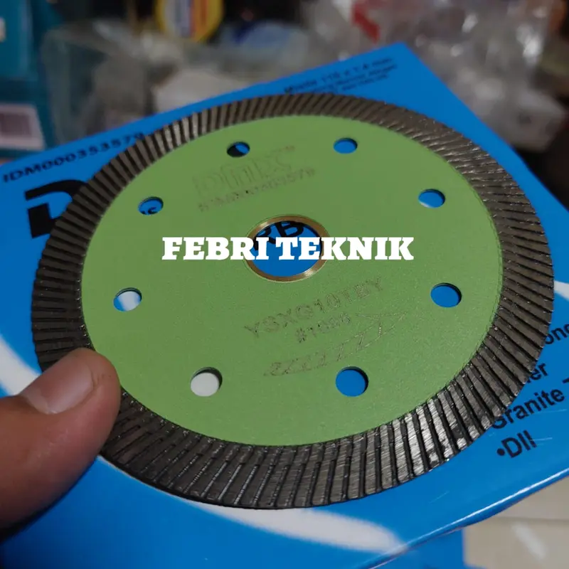 (FB) mata Gerinda potong 4 inch DMX pisau potong granit diamond turbo 2