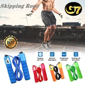 Tali Skipping Jump Rope Hitung Otomatis Premium Lompat Skiping Handle
