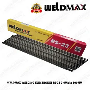 NEW WELDMAX 1 Kg 2.0 mm 2,6 mm Kawat 2mm 2.6mm Las Electrodes RS-23