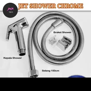 JET shower /shower cebok kloset duduk chrome