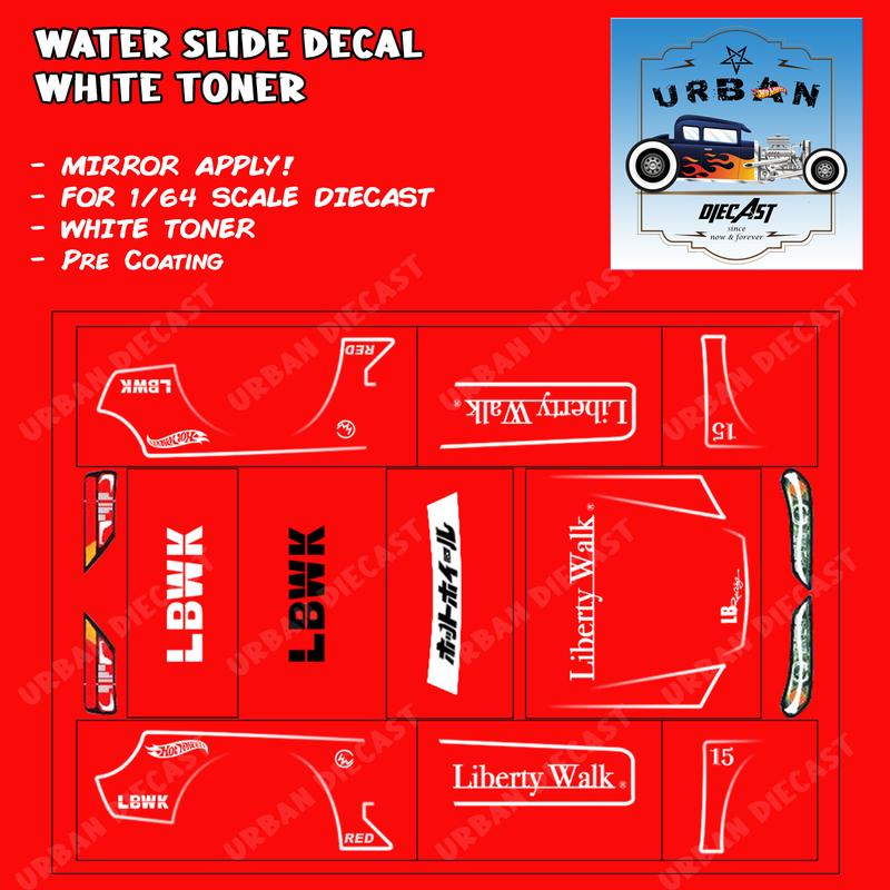 decal hot wheels nissan silvia s15 LBWK red edition - Shop | Tokopedia