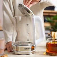 Gambar IDEALIFE - Electric Glass Kettle (1.8Litre) (IL-113SJ) dari IDEALIFE ONLINE STORE Kota Administrasi Jakarta Utara 5 Tokopedia