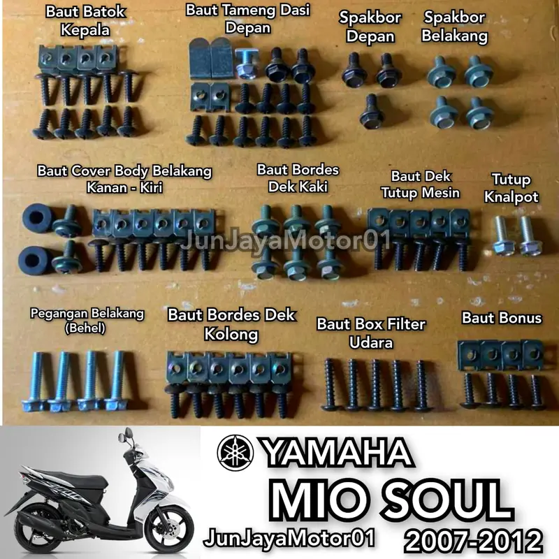 Baut - Baud Full Set Full Body Bodi Mio Soul Karbu 0