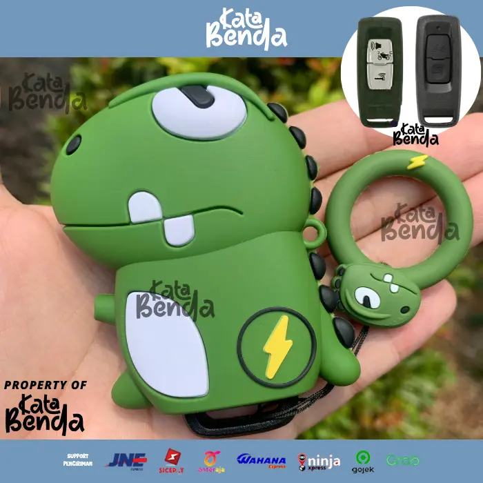 Sarung Remote DINOSAURUS Scoopy 2023/PCX/ADV/Vario 160/125 New Keyless 0