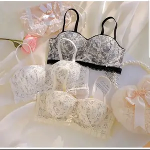 Bra BH Underwear CD Seamless Panty Wireless Bralette Push Up
