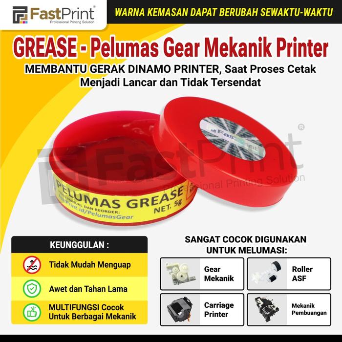 Gambar Fast Print Grease Pelumas Khusus Gear Mekanik Printer dari Fast Print Indonesia Kota Surabaya Tokopedia