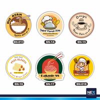 Gambar Sticker / Label Produk Makanan - 2,5x2,5 cm dari Nex Printshop Kota Tangerang Selatan 4 Tokopedia