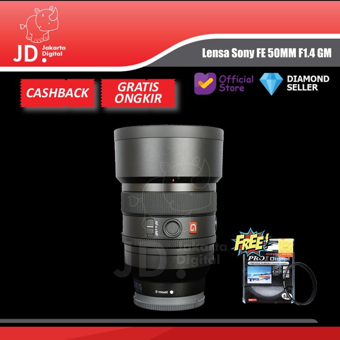Gambar Lensa Sony FE 50mm f/1.4 GM Lens - Sony FE 50mm f1.4 GM - PAKET A, VARIAN I dari Jakarta Digital 8 Kota Administrasi Jakarta Pusat Tokopedia