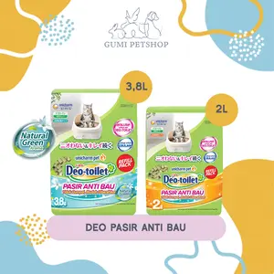 UNICHARM Deo Toilet Pasir Anti Bau / Pasir Kucing Cat Litter