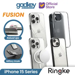 Case iPhone 15 Pro Max Plus Ringke Fusion Casing Slim Clear Magsafe
