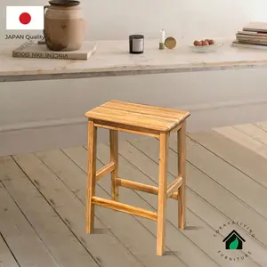 TORAYA - Kursi Stool Kayu MInimalis Murah ST-600