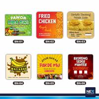 Gambar Sticker / Label Produk Makanan - 2,5x2,5 cm dari Nex Printshop Kota Tangerang Selatan 2 Tokopedia