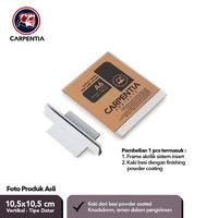 Gambar Carpentia Stand Akrilik Besi/ Datar Persegi 10,5x10,5 cm /Display Mini - Putih dari Carpentia Indonesia Kota Tangerang Selatan 4 Tokopedia