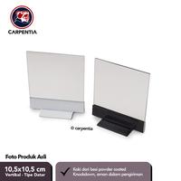 Gambar Carpentia Stand Akrilik Besi/ Datar Persegi 10,5x10,5 cm /Display Mini - Putih dari Carpentia Indonesia Kota Tangerang Selatan 2 Tokopedia