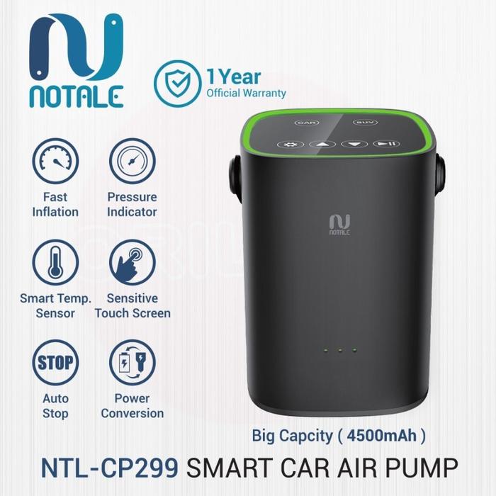 Gambar Pompa Notale Angin Ban Mobil Sepeda Elektrik Portable Air Pump CP299 dari Kamera Gadget Official Kota Administrasi Jakarta Pusat Tokopedia