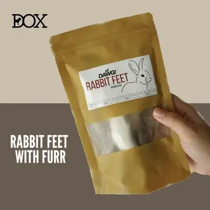 DAWG! DEHYDRATED RABBIT FEET KAKI KELINCI KERING ISI 10 SNACK ANJING