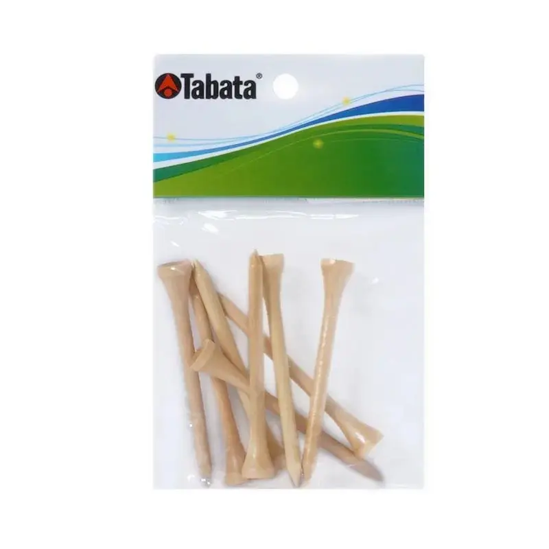Golf Tabata Tee GV0434 70mm Wooden long Unisex - Brown