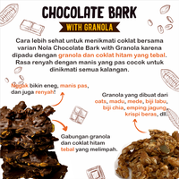 Gambar Paket Nola Chocolate Bark with Granola 1 Box Isi 20 Pcs dari VERLINOLA Kota Administrasi Jakarta Selatan 2 Tokopedia