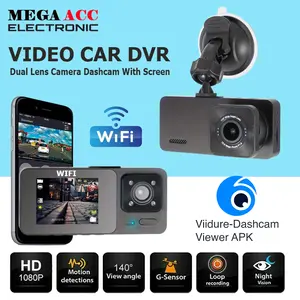 Dashcam Mobil WIFI FHD1080P Dual Lens Camera With Screen Infrared