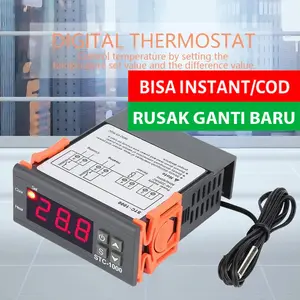 Aquarium Digital Thermostat Temperature Controller w/ Sensor STC-1000