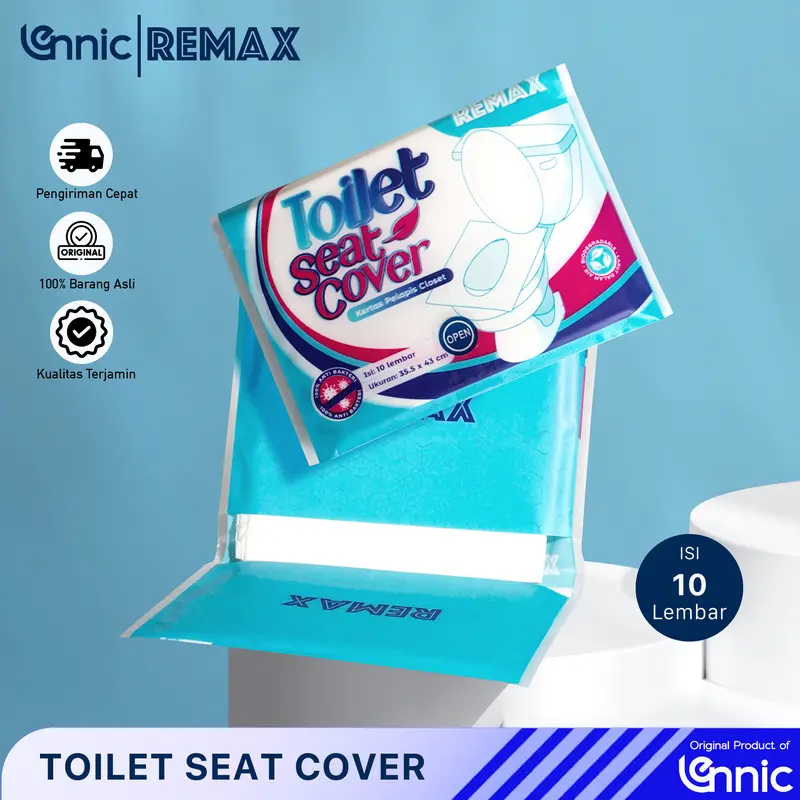 Toilet Seat Cover Disposable Kertas Alas Duduk Kloset REMAX 0