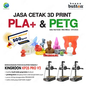 JASA CETAK 3D PRINT PLA PLA+ PETG - LENGKAP MURAH CEPAT BERKUALITAS