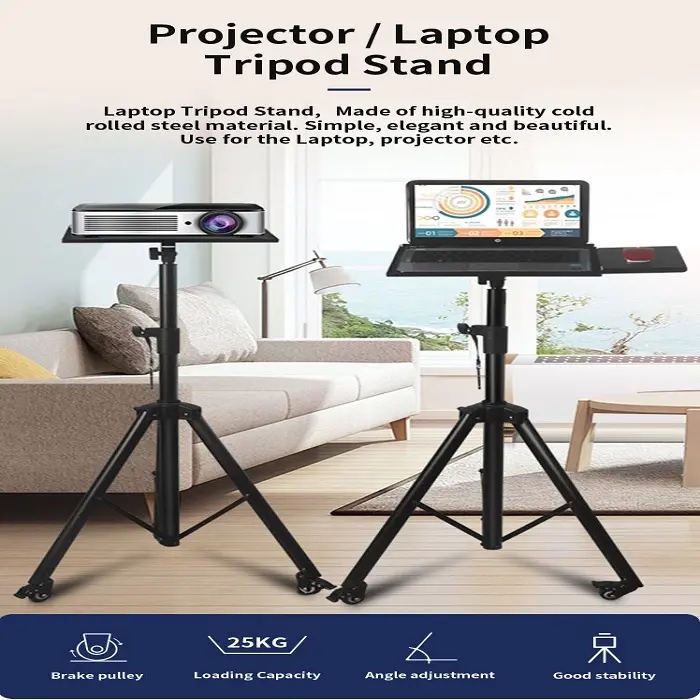 Tripod Proyektor / Laptop 25KG adjustable 110-210 cm