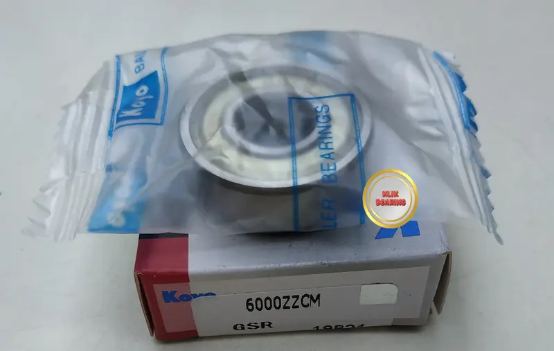 Laher Bearing 6000 ZZ KOYO  6000ZZ (ID 10mm,OD 26mm,T 8mm) Tutup Besi 2