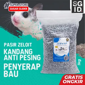Pasir zeolite peyerap bau pesing dan kotoran kandang