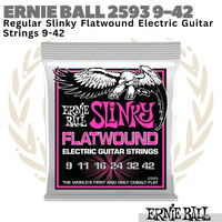 Gambar Ernie Ball 2593 Super Slinky Flatwound Electric Guitar Strings 9-42 dari GH Music Store Kota Tangerang Selatan 1 Tokopedia
