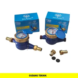 MIAMI Meteran Air Bodi Besi 1/2 inch Water Meter 1/2'' inch