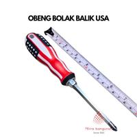 Gambar Obeng Bolak Balik 2in1 2 Way Amerika USA Obeng BB Plus Minus Kembang dari MITRA BANGUNAN 888 Kota Tangerang 2 Tokopedia