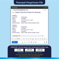 Gambar Cetak Stiker Label Vinyl A3+ dari Nex Printshop Kota Tangerang Selatan 5 Tokopedia