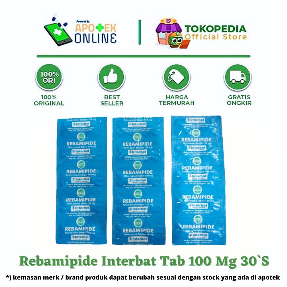 REBAMIPIDE  100 MG YARINDO STRP 10 TABLET
