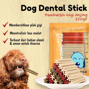 DENTAL STICK 210g PEMBERSIH GIGI ANJING PEMBERSIH PLAK GIGI ANJING DENTAL STICK ANJING PEMBERSIH KARANG GIGI ANJING