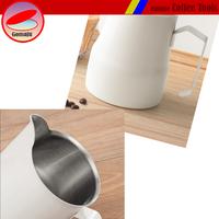 Gambar Milk Jug Stainless Steel Milk Jug Frothing Pitcher Mug Pembuih Susu Pengocok Minuman - White 350ml dari Gomaju TikStor Kota Administrasi Jakarta Utara 2 Tokopedia