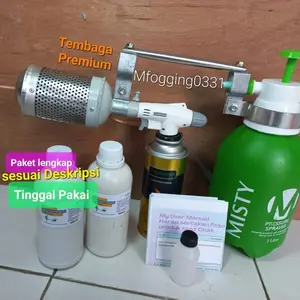 alat mesin foging asap nyamuk mini dua liter dan MCF Waterbased 1200ml