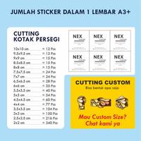 Gambar Cetak Stiker Label Vinyl A3+ dari Nex Printshop Kota Tangerang Selatan 3 Tokopedia