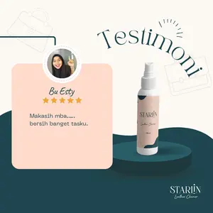 Penghilang jamur tas kulit Starlin Leather Cleaner 100 ml
