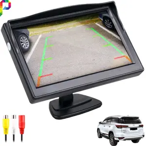 Layar Rear Monitor Video Tv Kamera Parkir Mundur Mobil Tft Lcd 5 Inch
