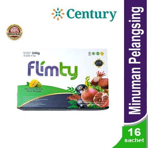 FLIMTY MINUMAN SERBUK RASA MANGGA 16 SACHET @15GR / MINUMAN KESEHATAN