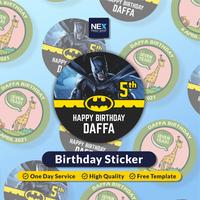 Gambar Sticker Ulang Tahun Anak Anak / Birthday Sticker - Diameter 3cm dari Nex Printshop Kota Tangerang Selatan 1 Tokopedia