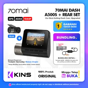 70mai Dash Cam Pro Plus A500S 1944P - GPS ADAS + Rear Set Global Ver