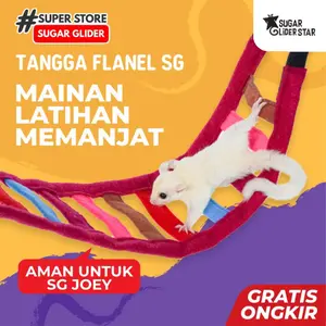 Tangga Mainan Panjat Hewan Peliharaan Mini Sugar Glider, Tupai,