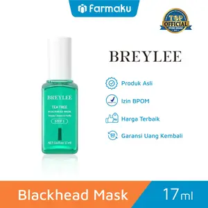 Breylee Tea Tree Blackhead Mask Step 1 17ml Pengangkat Komedo